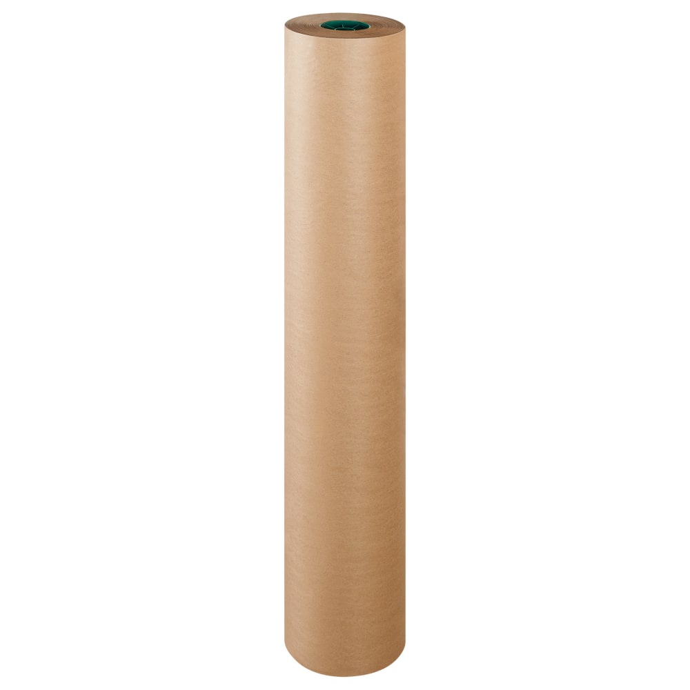 Office Depot Brand Poly-Coated Kraft Paper, Roll, 48in x 600ft, Kraft