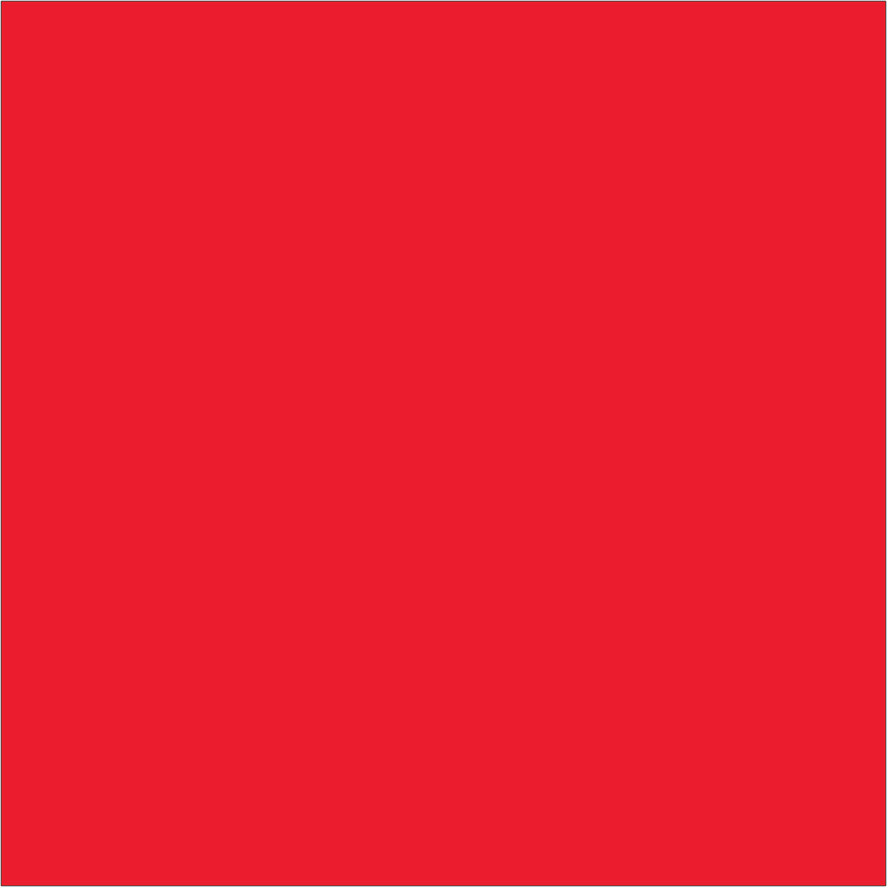Tape Logic WriteOn Inventory Labels, DL638G, Square, 4in x 4in, Fluorescent Red, Roll Of 500