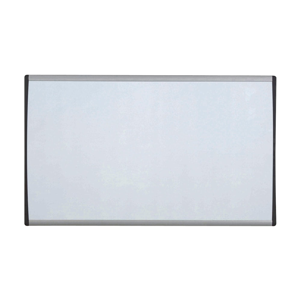 Quartet ARC Magnetic Dry-Erase Cubicle Whiteboard, 18in x 30in, Aluminum Frame With Silver Finish