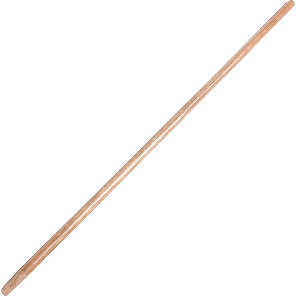 Ettore Floor Squeegee Wooden Pole Handle - 54in Length x 1in Diameter - Natural - Wood - 1 Each