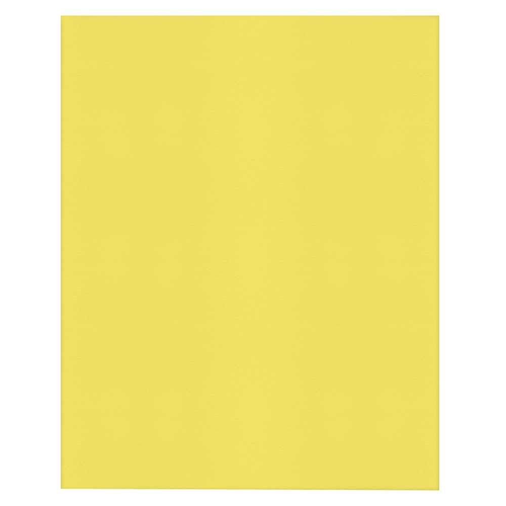 Office Depot Brand 2-Pocket Textured Paper Folders, Yellow, Pack Of 10