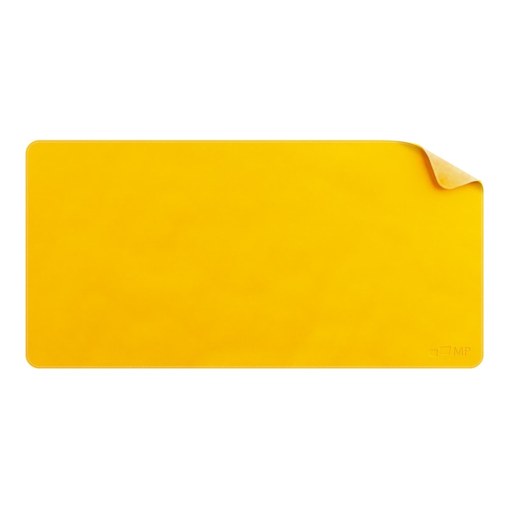 Mobile Pixels Desk Mat, 15-3/4in x 31-1/2in, Racing Yellow