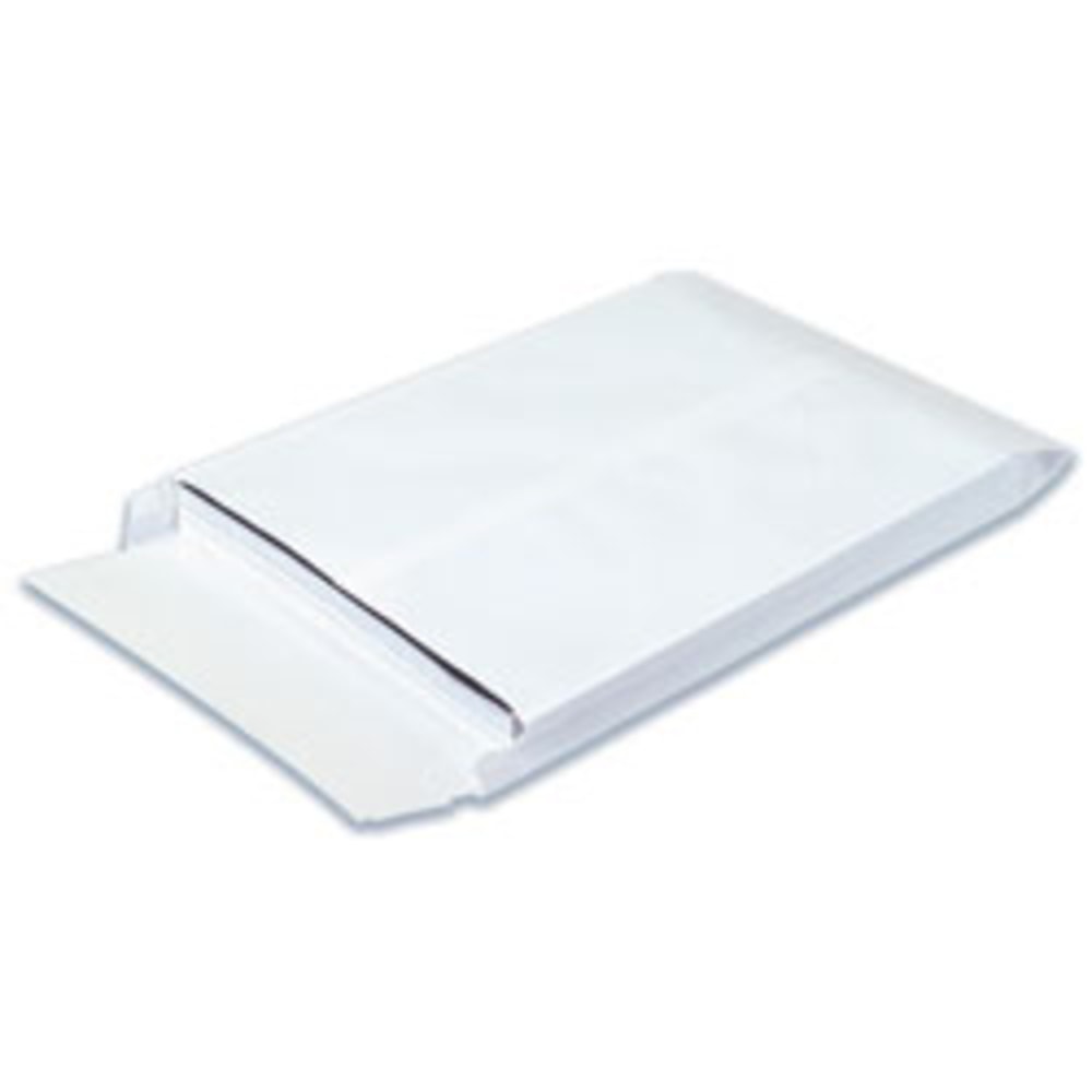 SHIP-LITE Envelopes, Expandable, 12in x 16in x 2in, End Opening, White, Pack Of 100