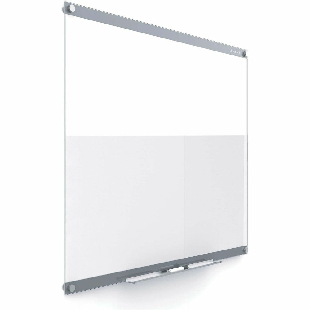 Quartet Infinity Customizable Unframed Dry-Erase Whiteboard, 24in x 36in, Clear/White