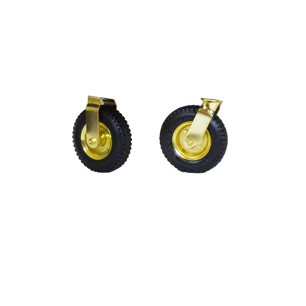 Hospitality 1 Source Pneumatic Wheels, 8in, Gold, Set Of 4 Wheels
