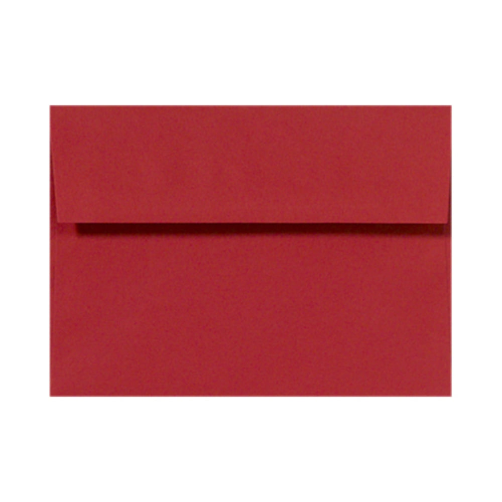 LUX Invitation Envelopes, A2, Peel & Press Closure, Ruby Red, Pack Of 50