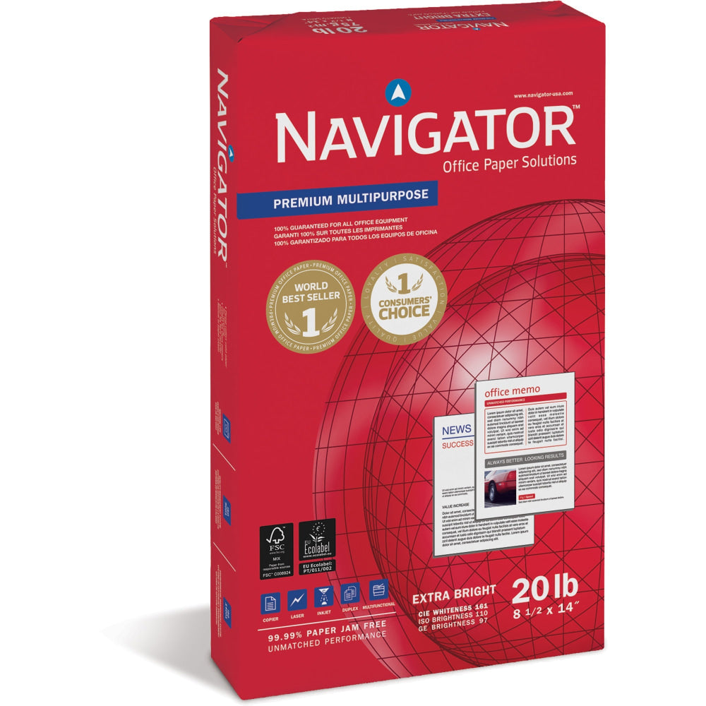 Navigator Laser, Inkjet Copy & Multipurpose Paper, White, NMP1420