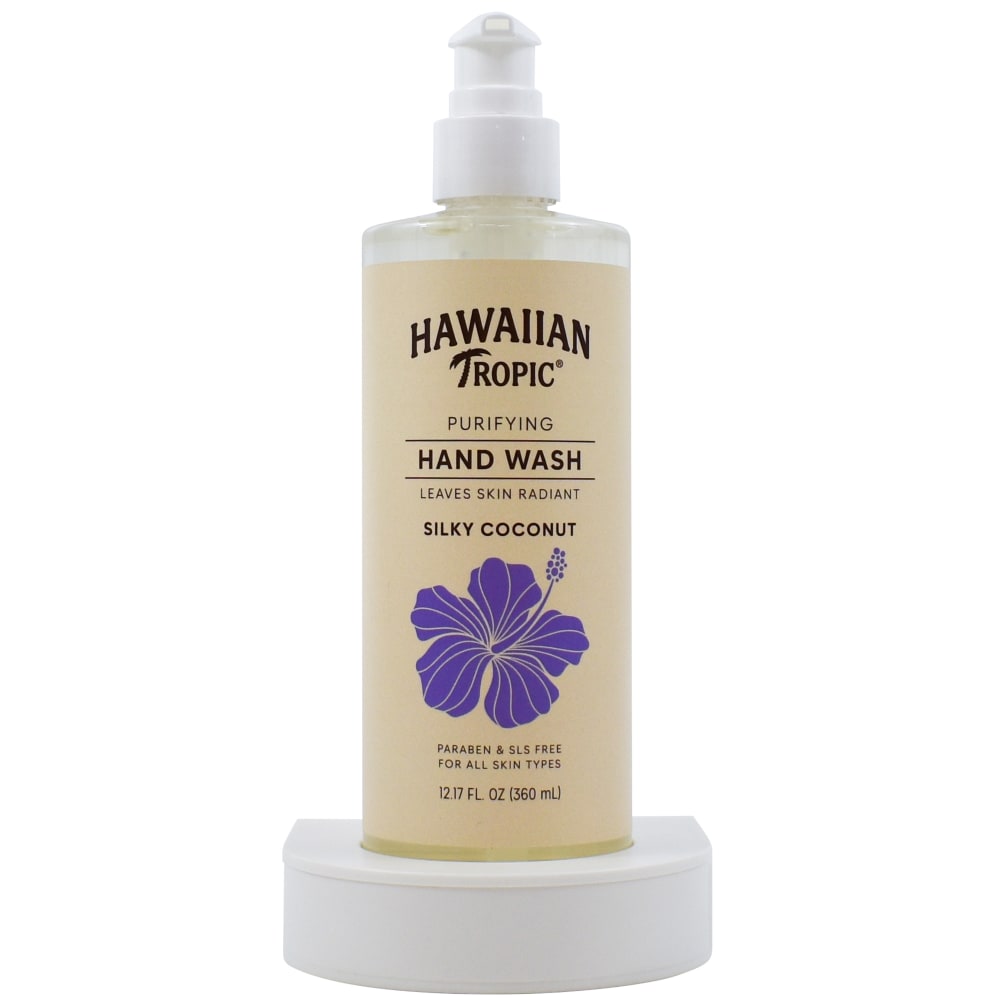 Hotel Emporium Hawaiian Tropic Hand Wash, Silky Coconut, 12.17 Oz, Case Of 40 Bottles