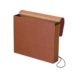 Smead Expanding Wallet, 3 1/2in Expansion, Letter Size, 30% Recycled, Redrope