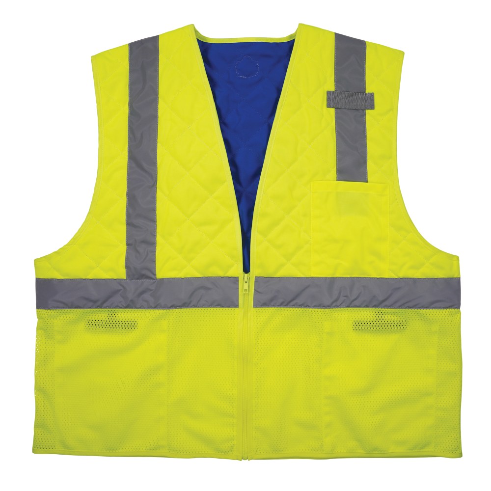 Ergodyne Chill-Its 6668 Hi-Vis Safety Cooling Vest, Small, Lime