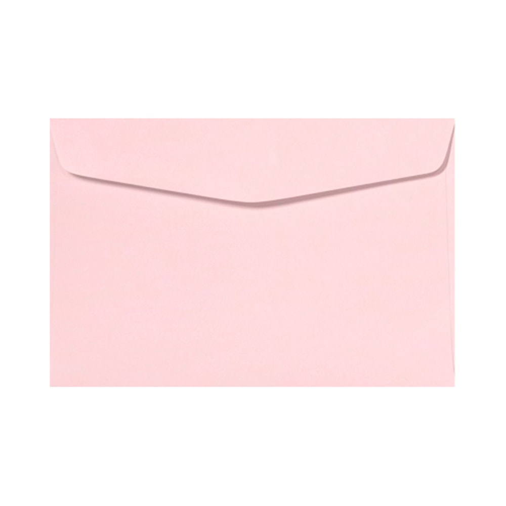 LUX Booklet 6in x 9in Envelopes, Gummed Seal, Candy Pink, Pack Of 50