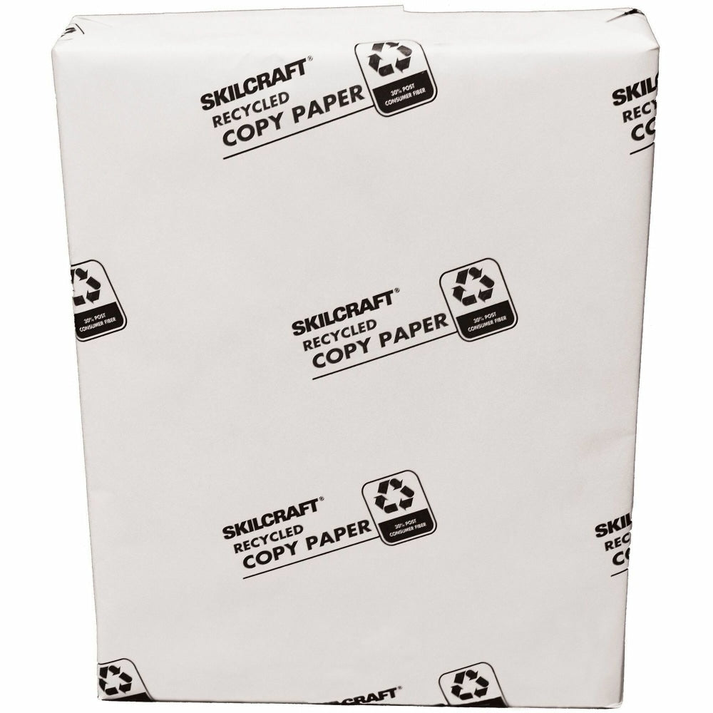 Skilcraft Convenience Pack Copy Paper, Letter, 8 1/2in X 11in, 20 Lb Basis Weight, White, 500 Sheets Per Ream, 3 / Box, 7111299