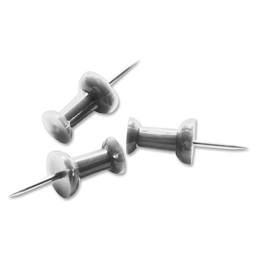 Sparco Pushpins, 3/8in, Silver, Box Of 100