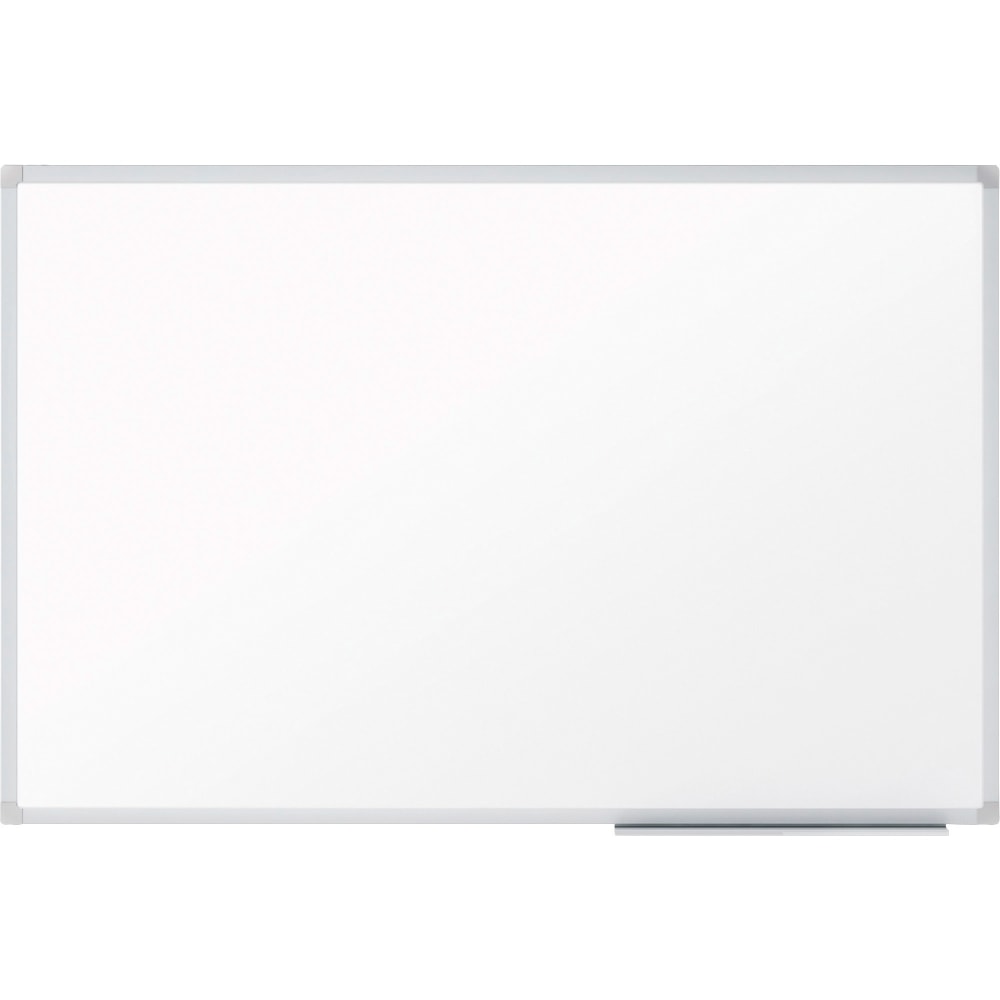 Mead Basic Melamine Dry-Erase Whiteboard, 48in x 96 1/2in, Aluminum Frame With Silver Finish