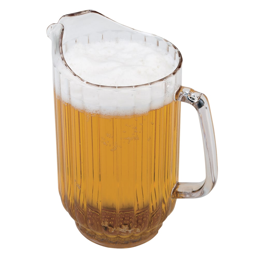 Cambro Camwear Pitchers, 48 Oz, Clear, Pack Of 6 Pitchers