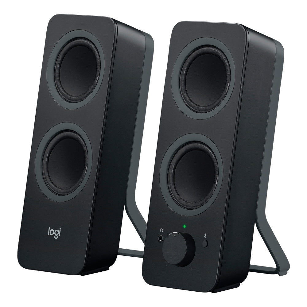 Logitech Z207 Bluetooth Computer Speakers, Black, Pack Of 2