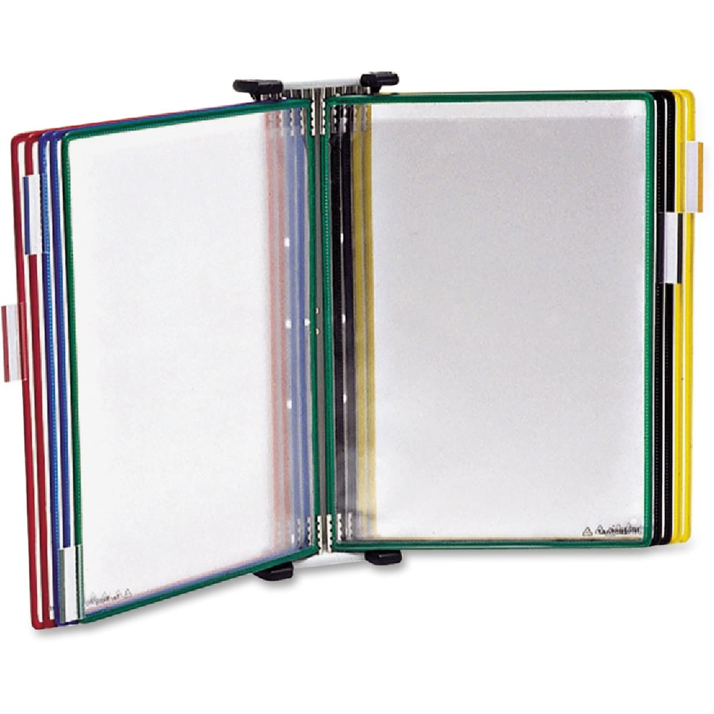 Tarifold 10-Panel Reference Wall Display Unit, 15inH x 14inW x 14inD, Multicolor
