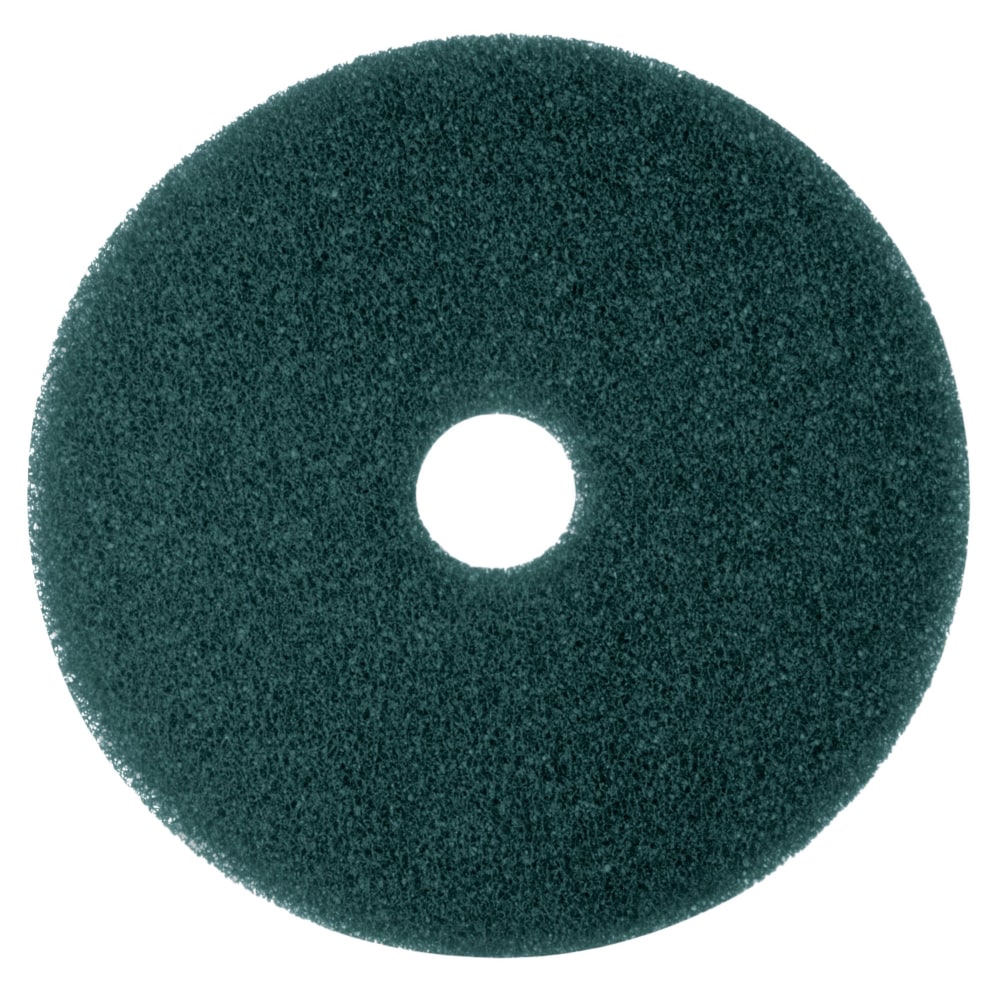 3M Niagara Cleaning Floor Pads, 5300N, 17in, Blue, Pack Of 5