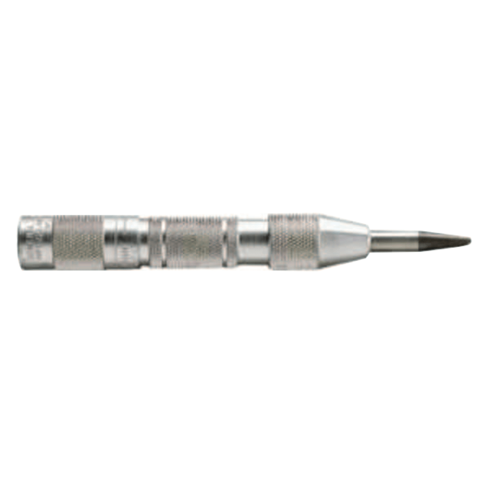 General Tools Ball Bearing Automatic Center Punches, 5 in, 1 1/4 in tip, Aluminum