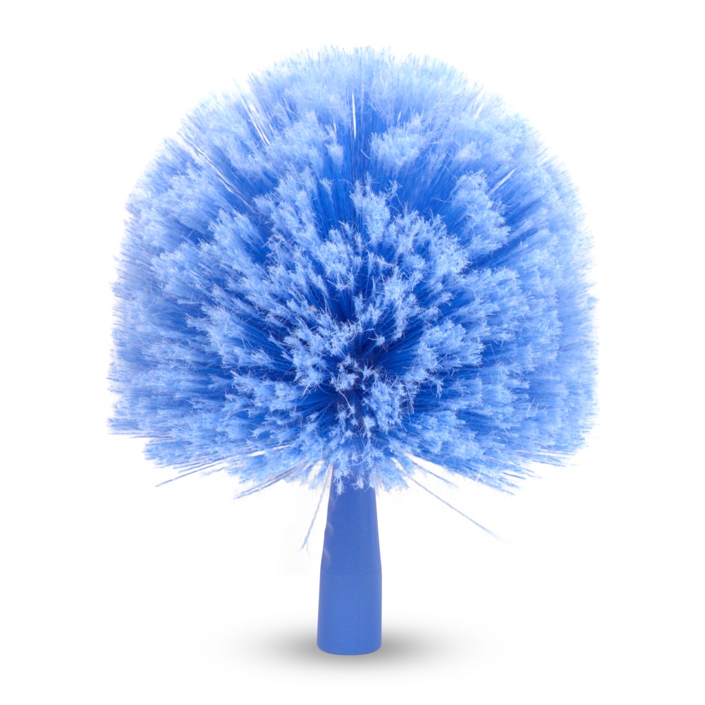 Gritt Commercial Cobweb Duster Brush, 6-11/16in, Blue, Pack Of 2