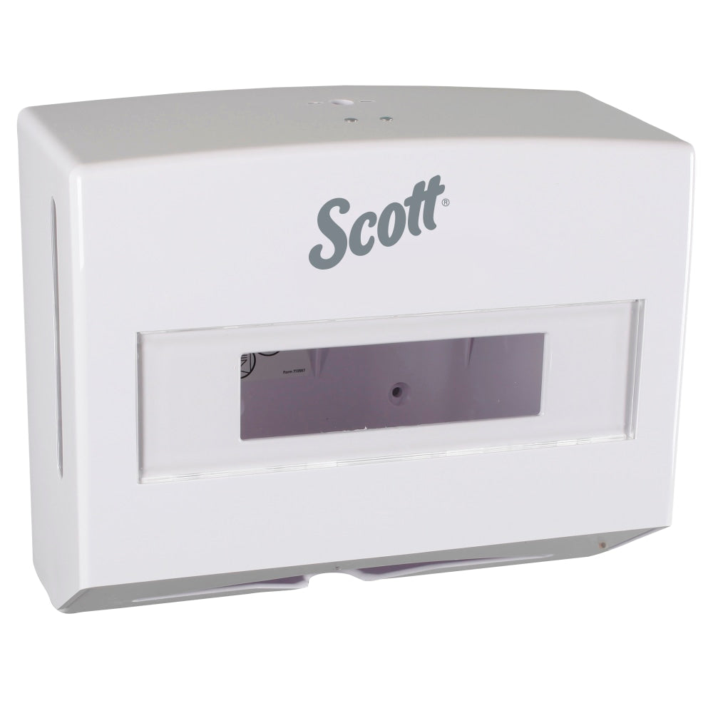 Kimberly-Clark Scottfold Compact Towel Dispenser, FSC Certified, Pearl White