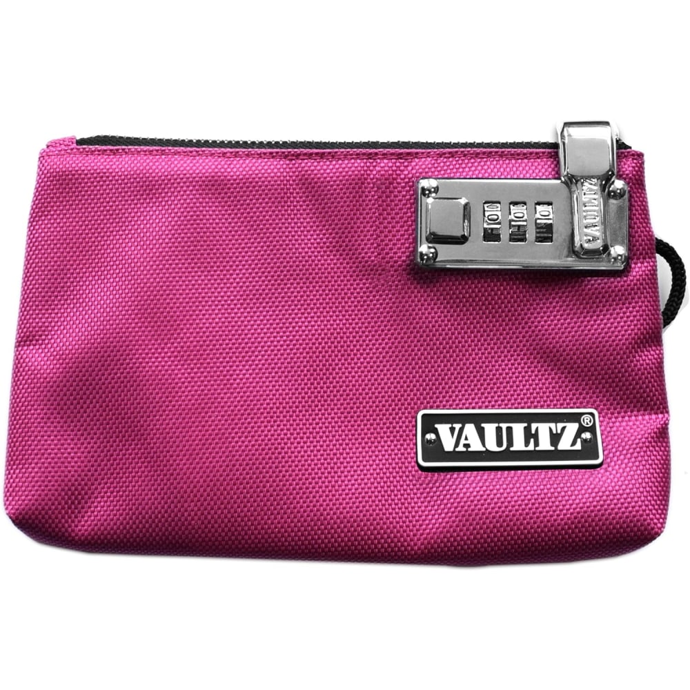 Vaultz Accessories Pouch, 5in x 8in, Pink