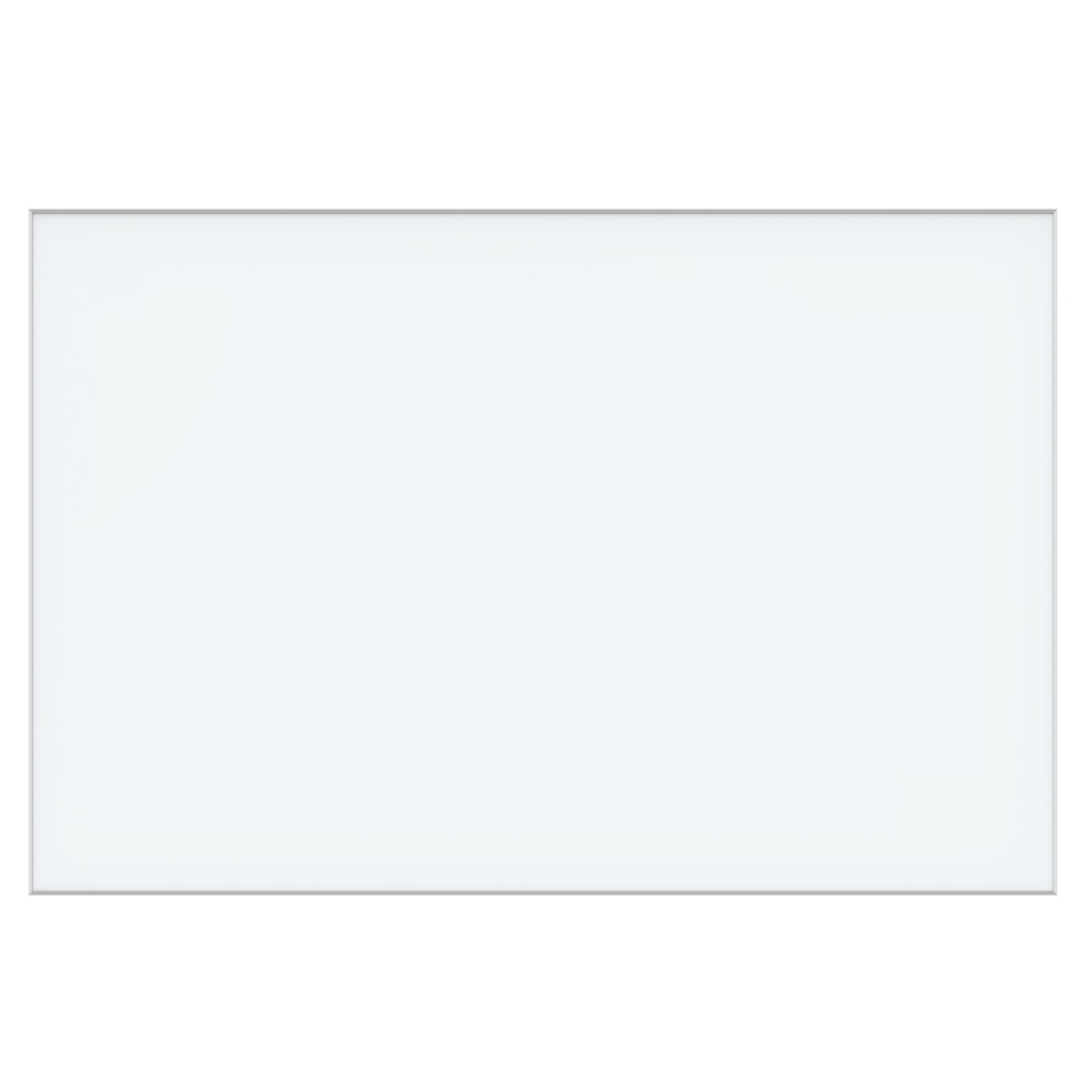 Fellowes MURO Magnetic Fully Framed Rectangle Wall-Mount Markerboard, Porcelain, 60in x 48in, White, Silver Metal Frame