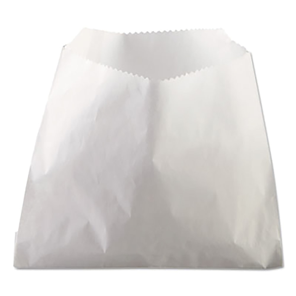 Bagcraft Papercon PB9 French Fry Bags, 5 1/2in x 2in x 4 1/2in, White, Case Of 2,000