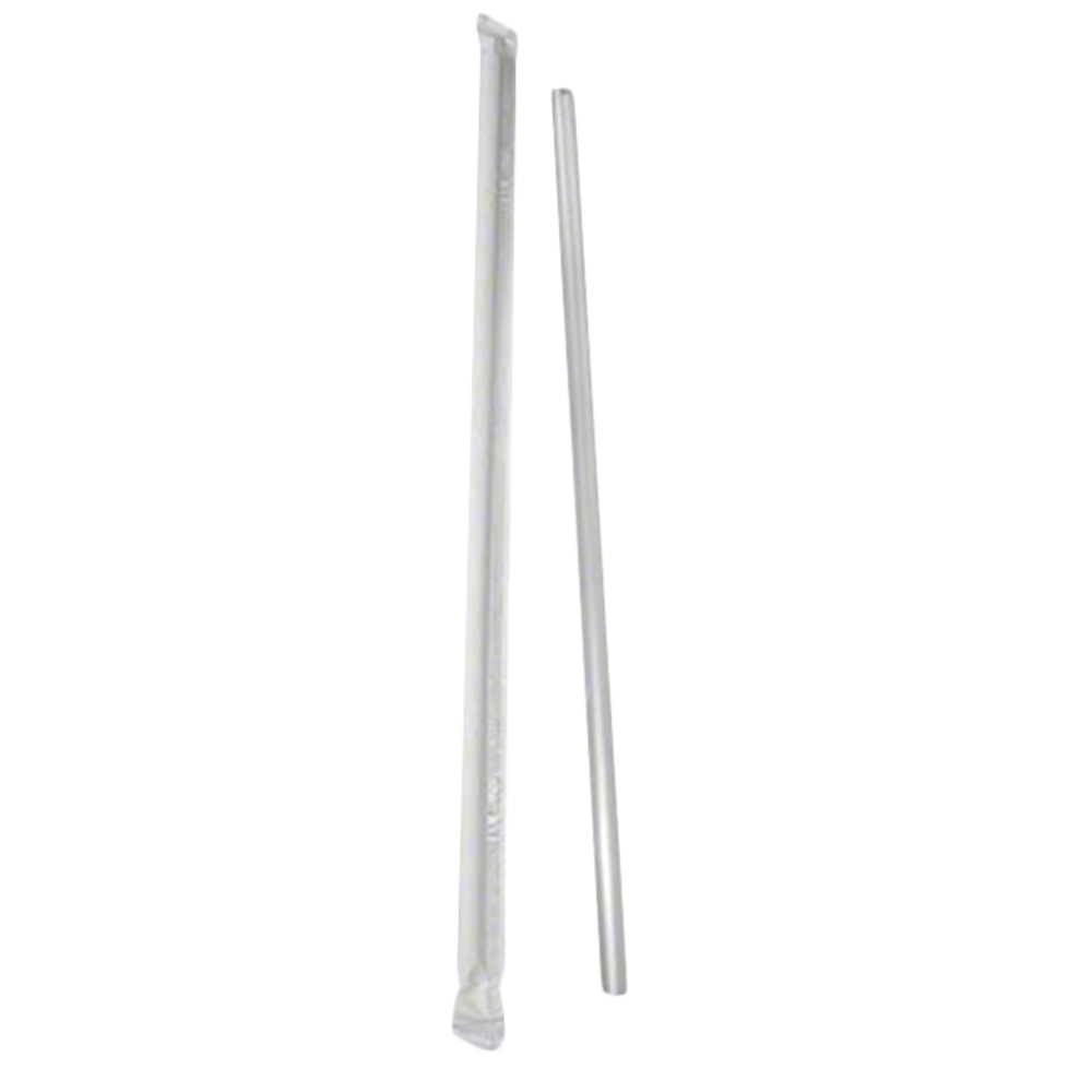Goldmax Unwrapped Paper Straws, 8in, Natural, Case Of 600 Straws