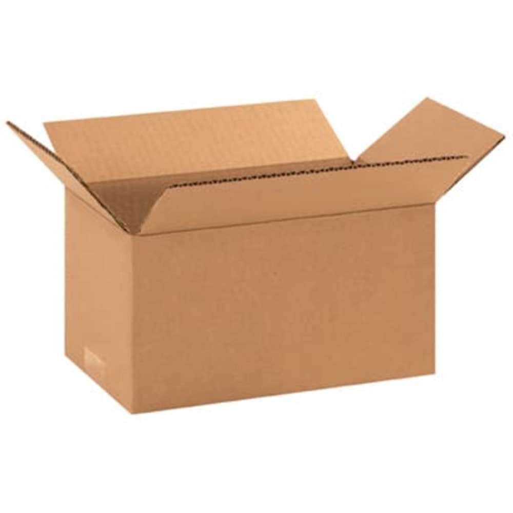 Partners Brand Corrugated Boxes 10in x 6in x 5in, Kraft, Bundle of 25
