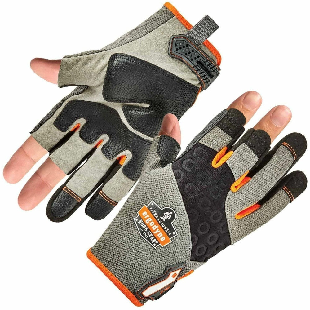 Ergodyne 720 Heavy-Duty Framing Gloves, Large, Gray