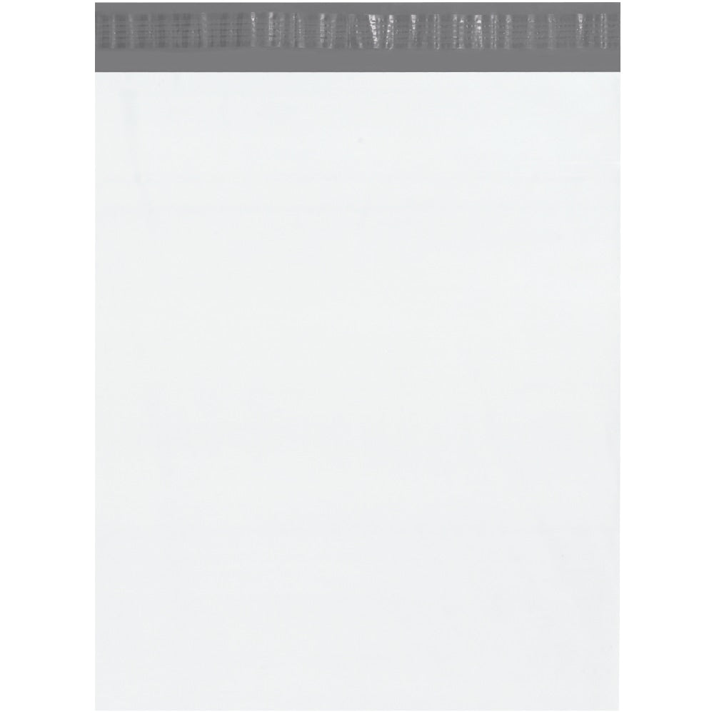 Partners Brand Poly Mailers, 14in x 17in, White, Case Of 500