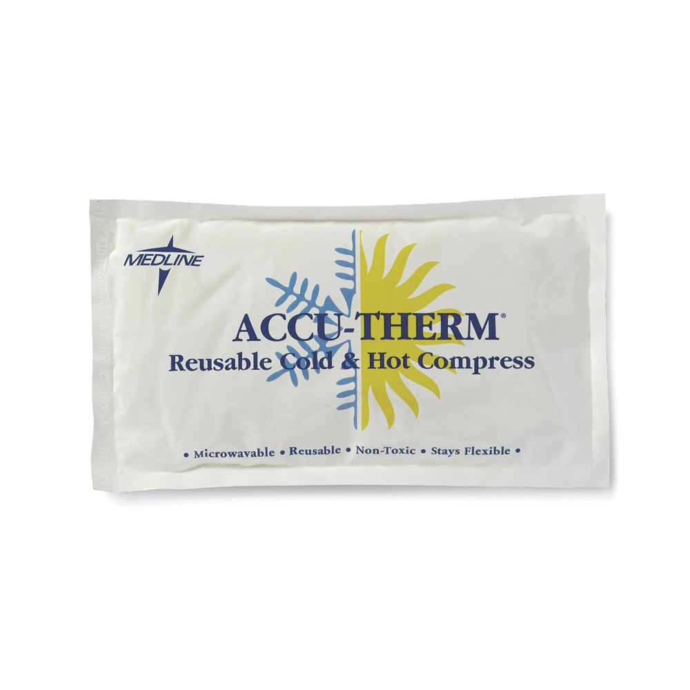 Medline Accu-Therm Reusable Hot/Cold Gel Packs, 5in x 10in, Case Of 16