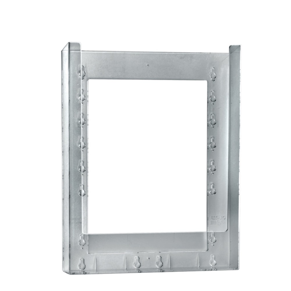 Azar Displays Wall-Mount Brochure Holders, Letter Size, 1 Pocket, 11 1/4inH x 9 1/8inW x 1 1/4inD, Pack Of 10