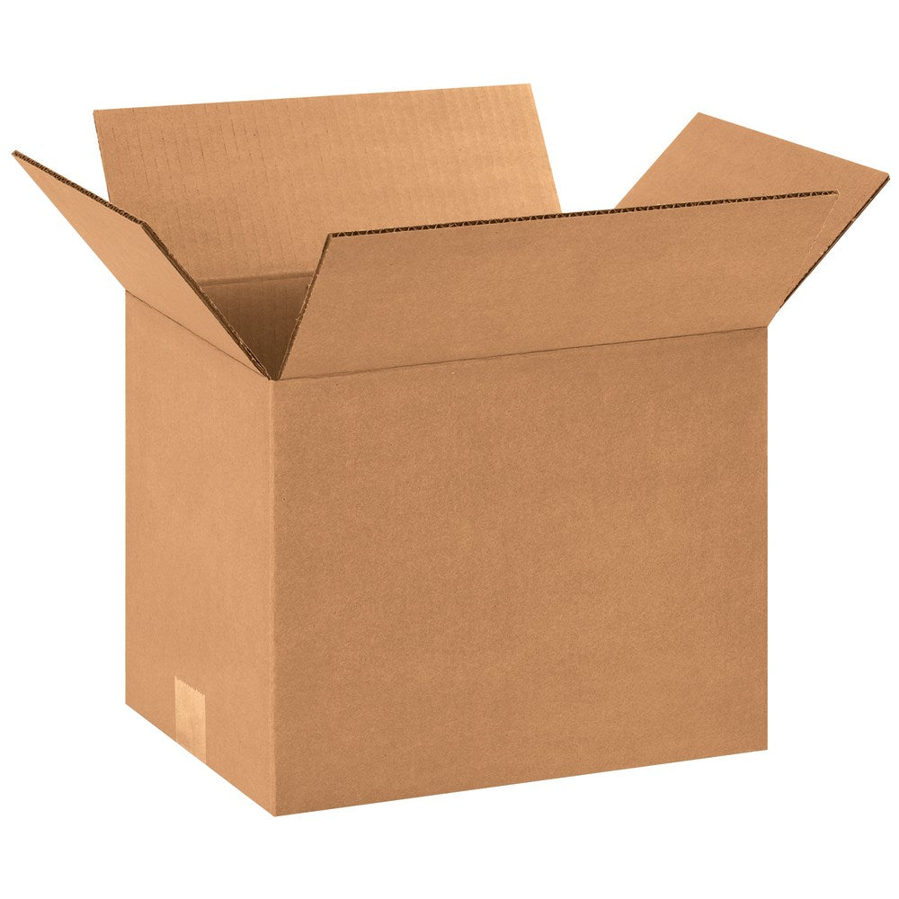 Partners Brand Corrugated Cartons, 12in x 9in x 9in, Kraft, Pack Of 25