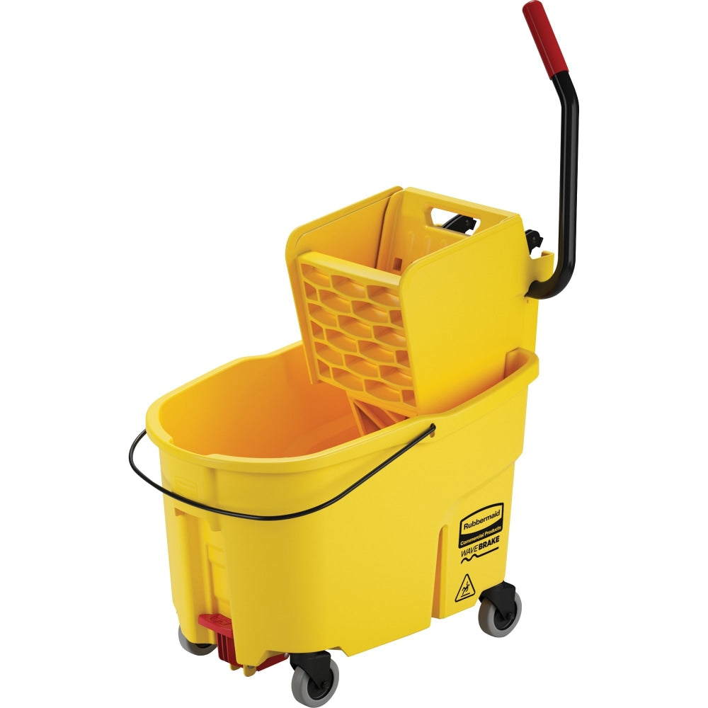 Rubbermaid EZMT Bucket With Sideward Pressure Wringer Combo, 44 Quarts