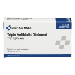 First Aid Only BZK Antiseptic Towelettes, 2in x 2in, White, Box Of 10