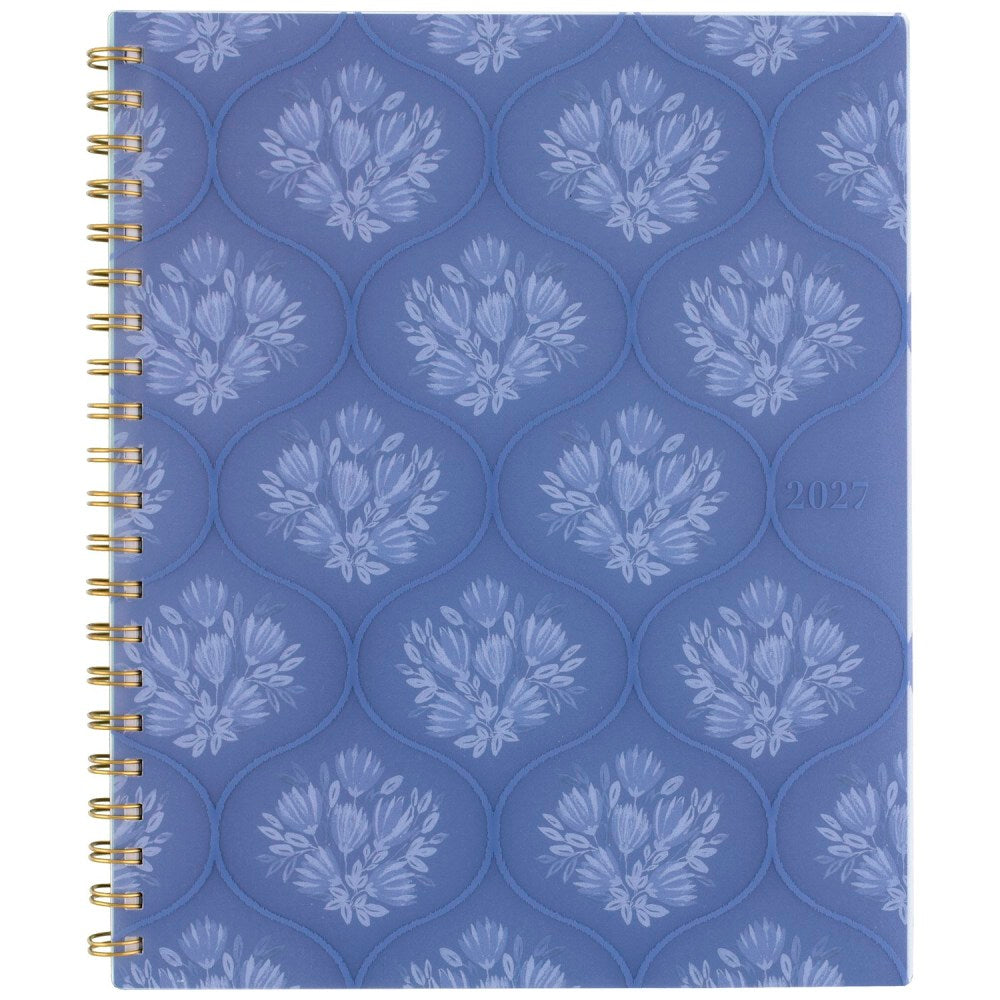 Mead Cambridge Cyane 2027 Weekly Monthly Planner, Large, 8 1/2in x 11in