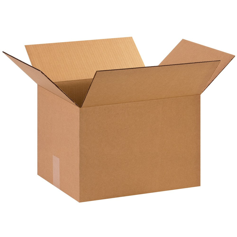 Office Depot Brand Corrugated Cartons, 15in x 12in x 10in, Kraft, Pack Of 25