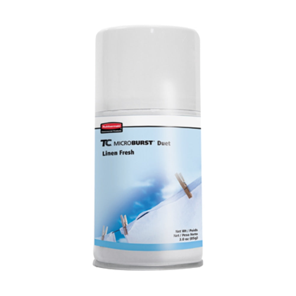Rubbermaid Microburst 9000 - Air freshener refill - aerosol - spray can - 5.29 oz - fresh linen - professional