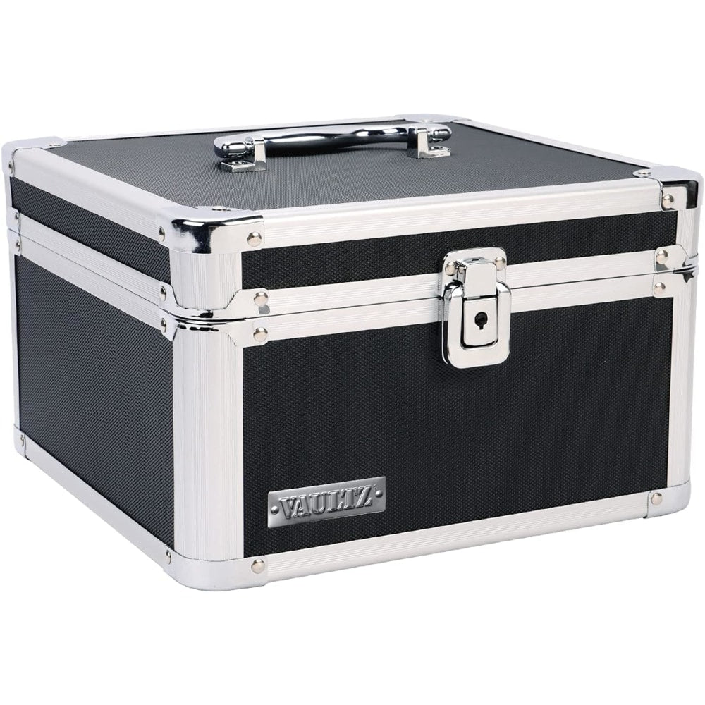 Vaultz Divided Storage Square, 6-1/4inH x 10-1/4inW x 10-1/4inL, Black