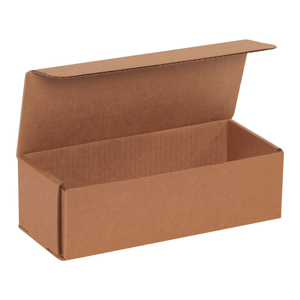Partners Brand Corrugated Mailers, 3inH x 4inW x 10inD, Kraft, Pack Of 50 Mailers