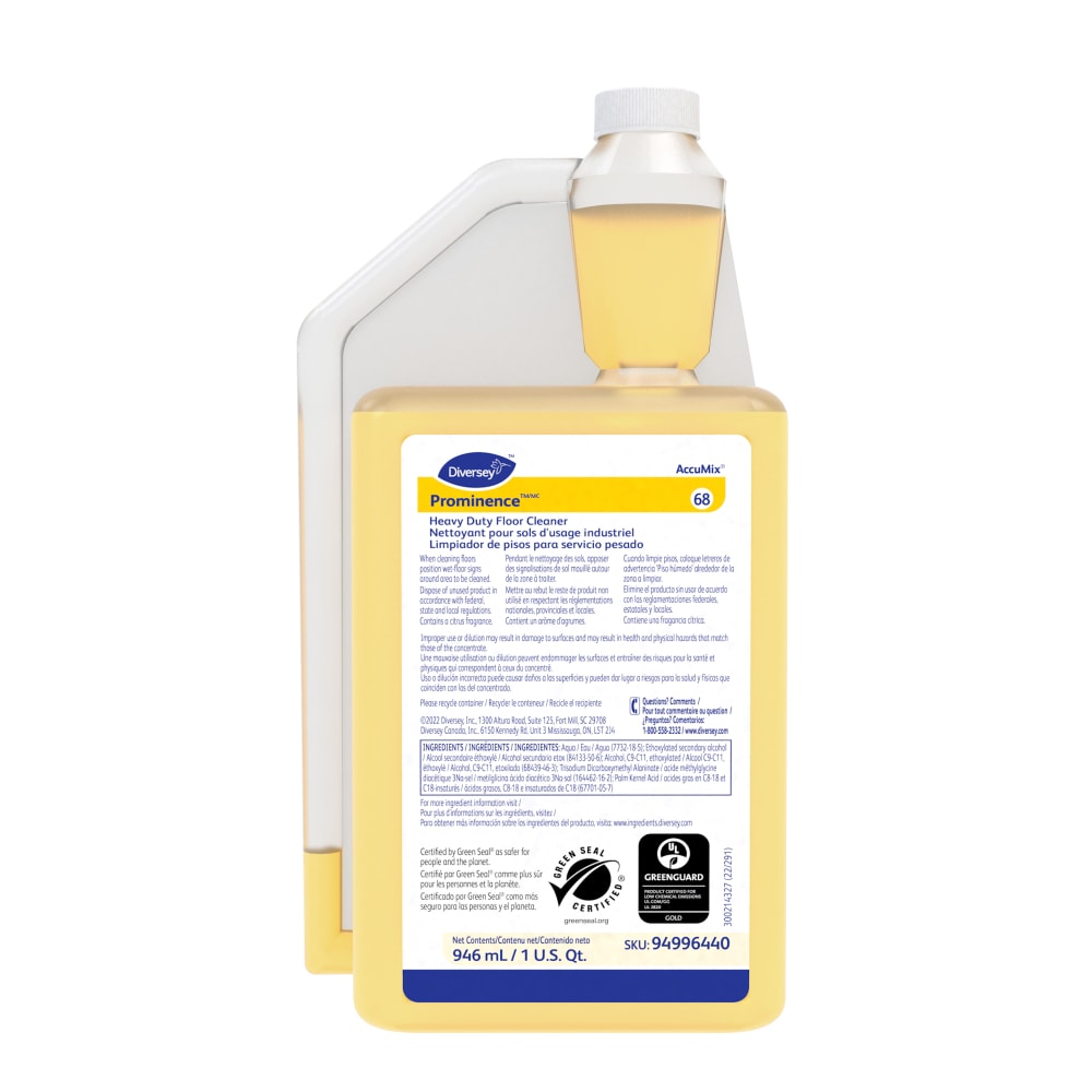 Diversey Prominence Heavy-Duty Floor Cleaner, 32 Oz
