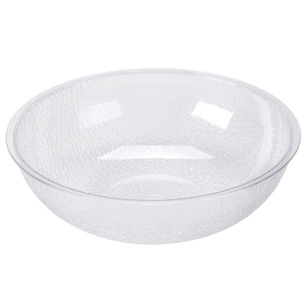 Cambro Round Serving/Salad Bowls, 11.2-Quart, Clear, Pack Of 4 Bowls