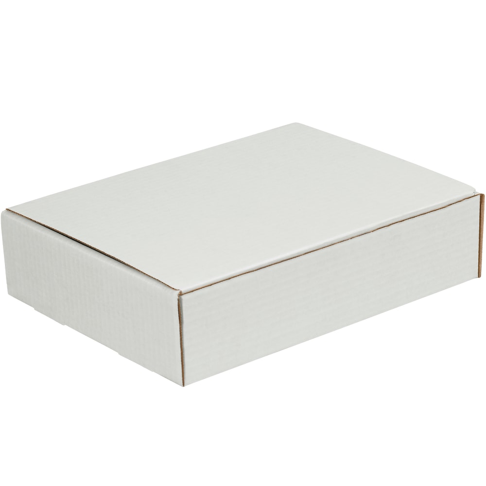 Partners Brand 12in Corrugated Mailers, 2inH x 9inW x 12inD, White, Pack Of 50