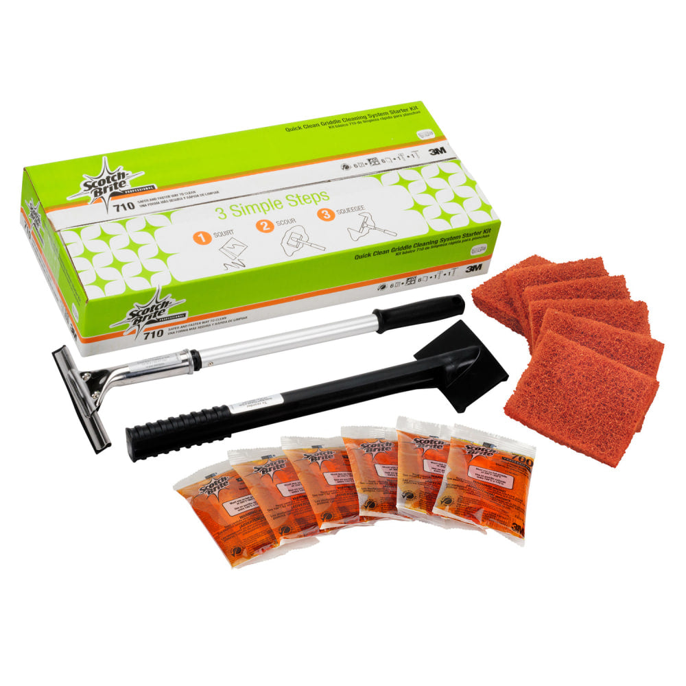 Scotch-Brite Quick Clean Griddle Cleaning Starter Kit