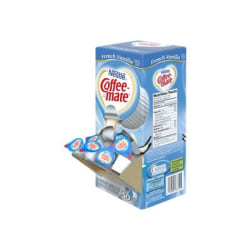 Nestle Coffee-mate Liquid Creamer, French Vanilla Flavor, 0.38 Oz Single Serve, 50/Pack