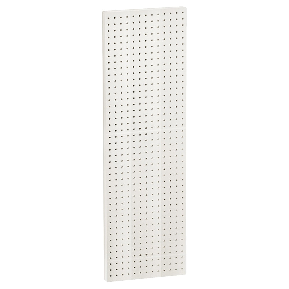 Azar Displays Pegboard Wall Panel, 13 1/2in x 44in, White, Pack Of 2