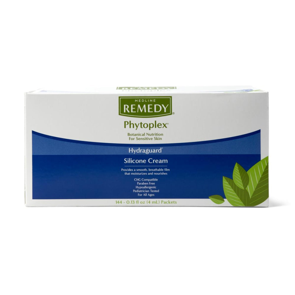 Medline Remedy Phytoplex Hydraguard Skin Cream Packets, Vanilla Scent, 0.13 Oz, Pack Of 144