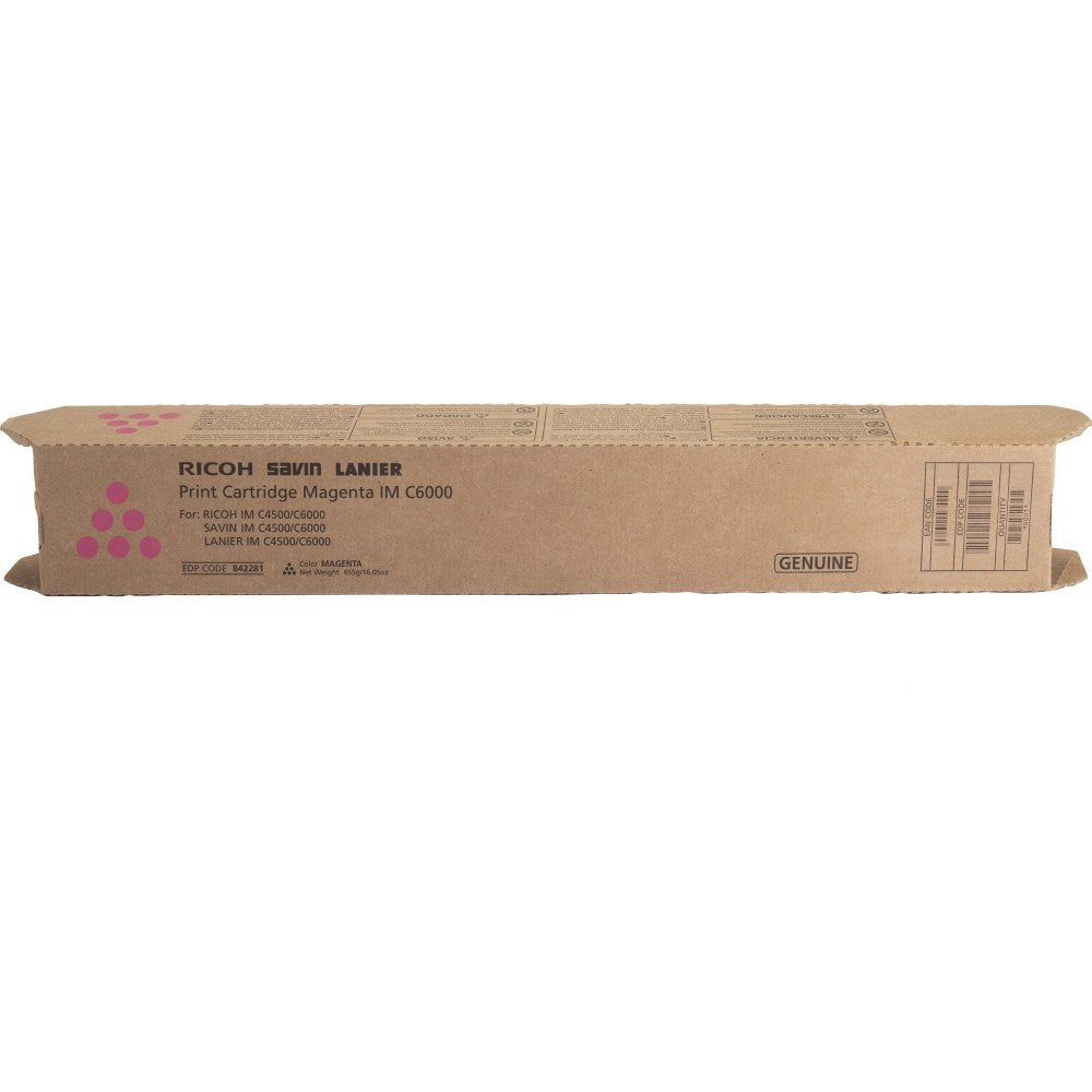 Ricoh Original Magenta Standard Yield Laser Toner Cartridge, 842281